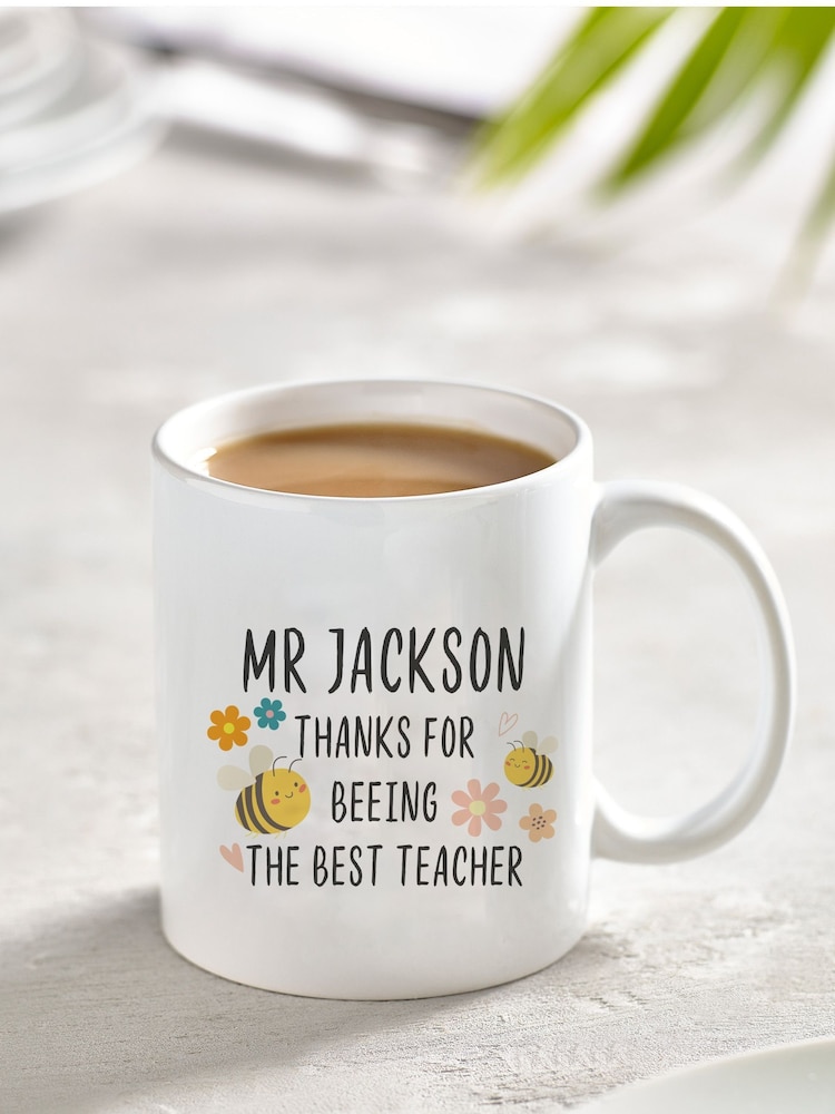Loveabode Personalised Teacher Bee Mug - Image 3 of 3