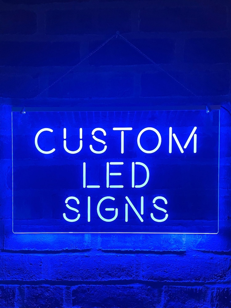 Loveabode Natural Personalised LED Light Up Iluminated Sign - Image 2 of 5