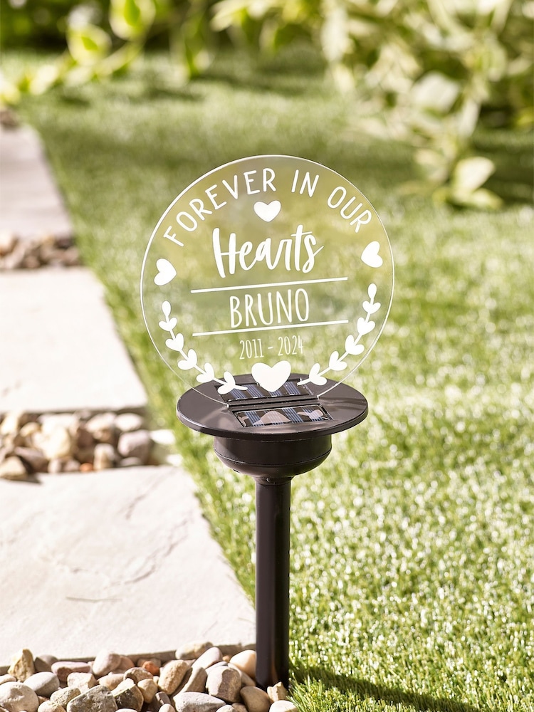 Personalised Solar Memorial Garden Stake Light by Loveabode - Image 2 of 2