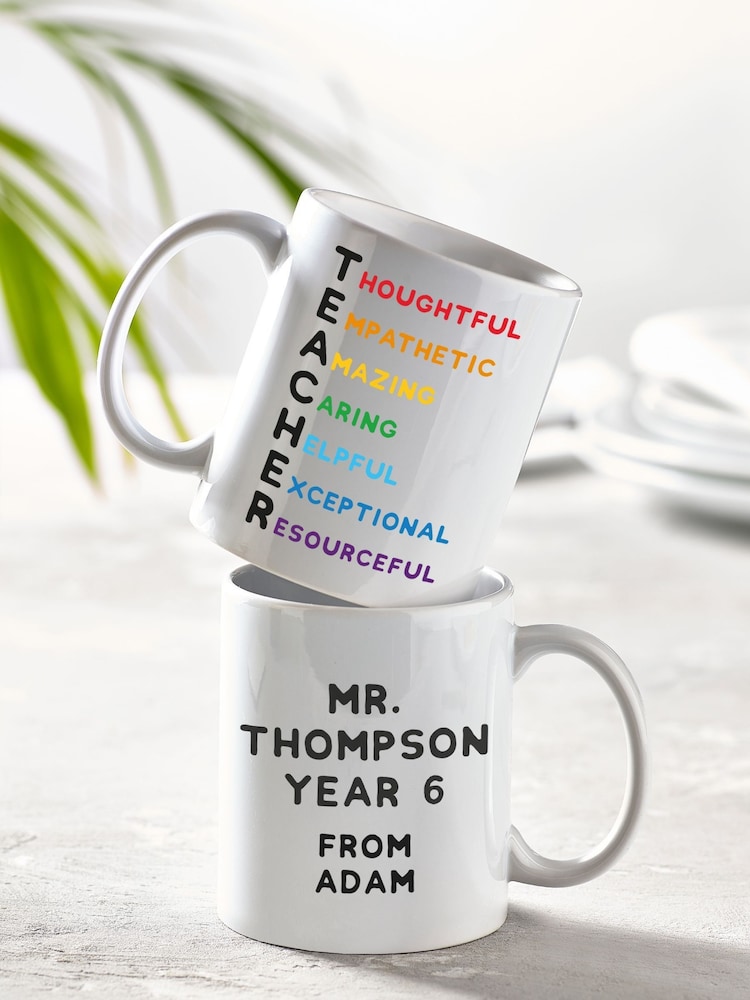 Loveabode Personalised Teacher Bee Mug - Image 1 of 4