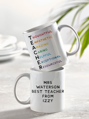 Loveabode Personalised Teacher Bee Mug - Image 4 of 4