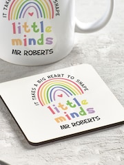 Loveabode Personalised Teachers Rainbow Mug & Coaster Set - Image 4 of 4