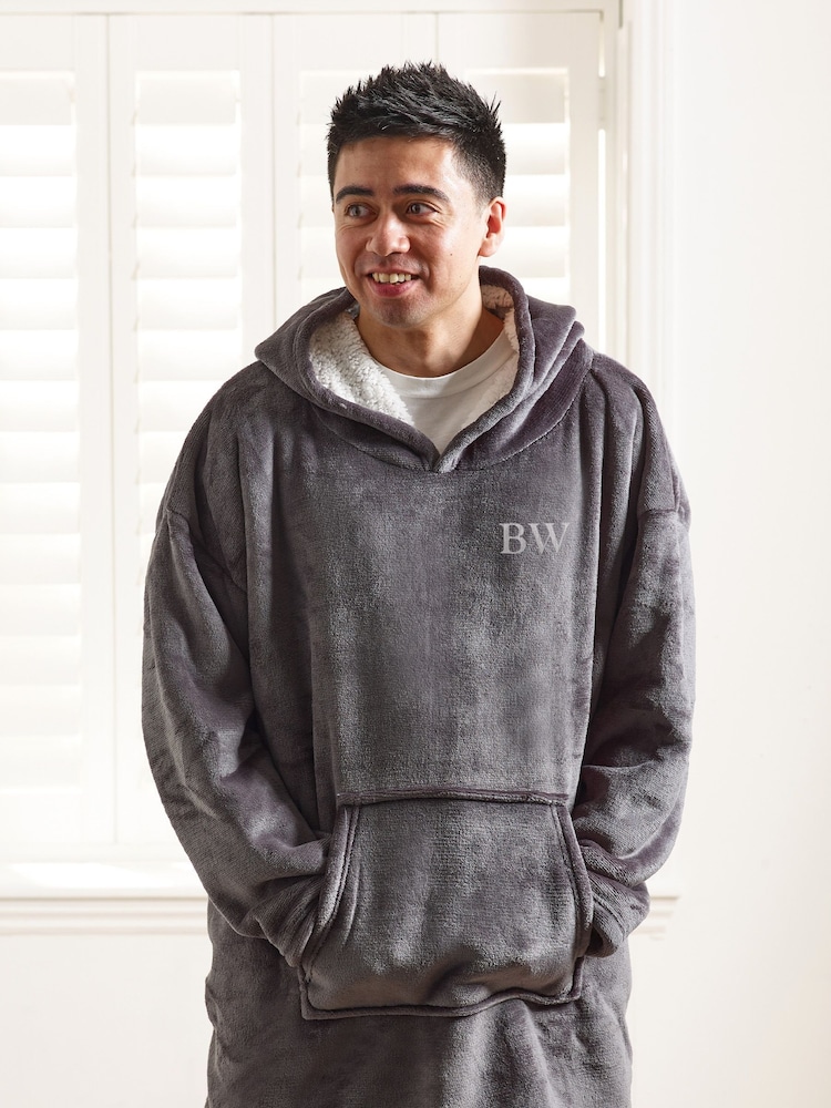 Loveabode Personalised Hooded Cosy Blanket Hoodie - Image 1 of 4