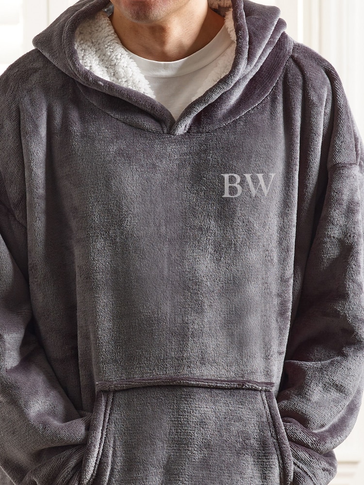Loveabode Personalised Hooded Cosy Blanket Hoodie - Image 2 of 4
