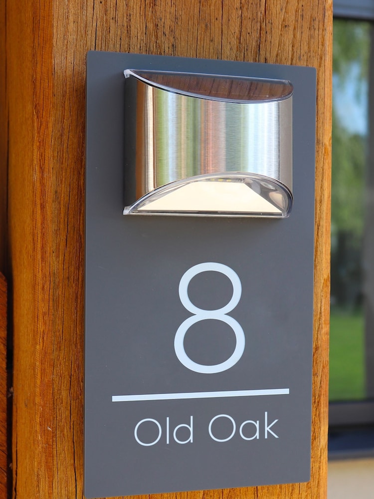Loveabode Grey Personalised Solar House Sign LED Illuminated Contemporary Door Number Plaque - Image 2 of 3