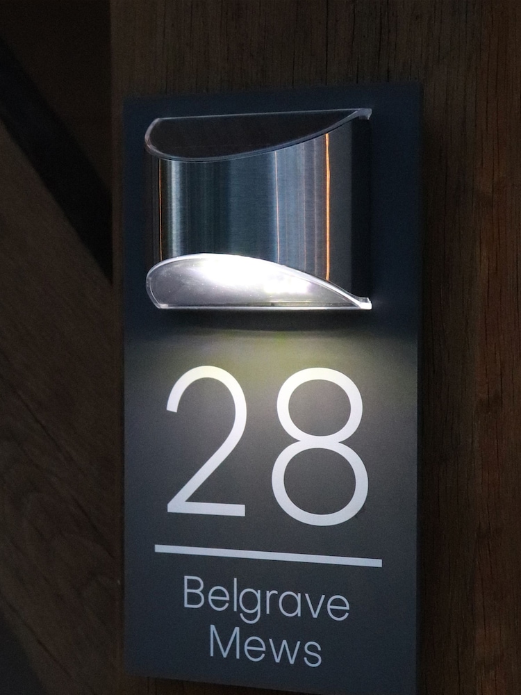 Loveabode Grey Personalised Solar House Sign LED Illuminated Contemporary Door Number Plaque - Image 3 of 3