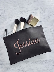 Personalised Name Black Grab-Pouch - Image 1 of 4