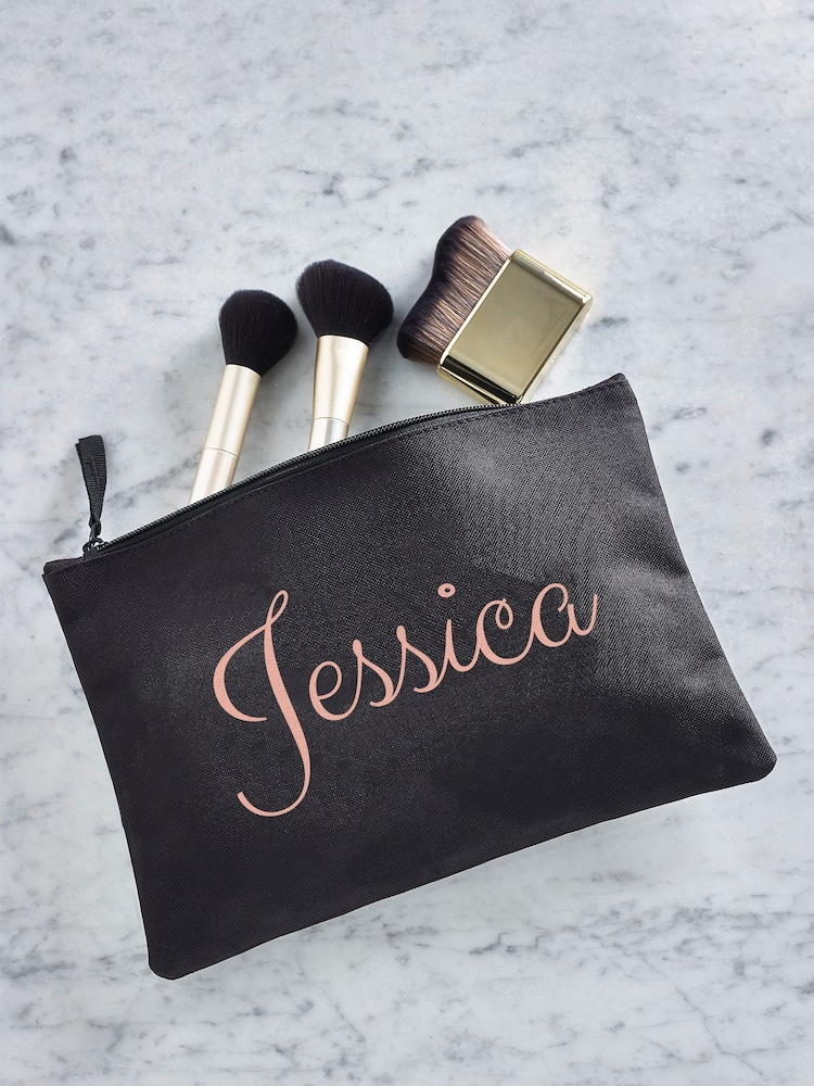 Personalised Name Black Grab-Pouch - Image 1 of 4