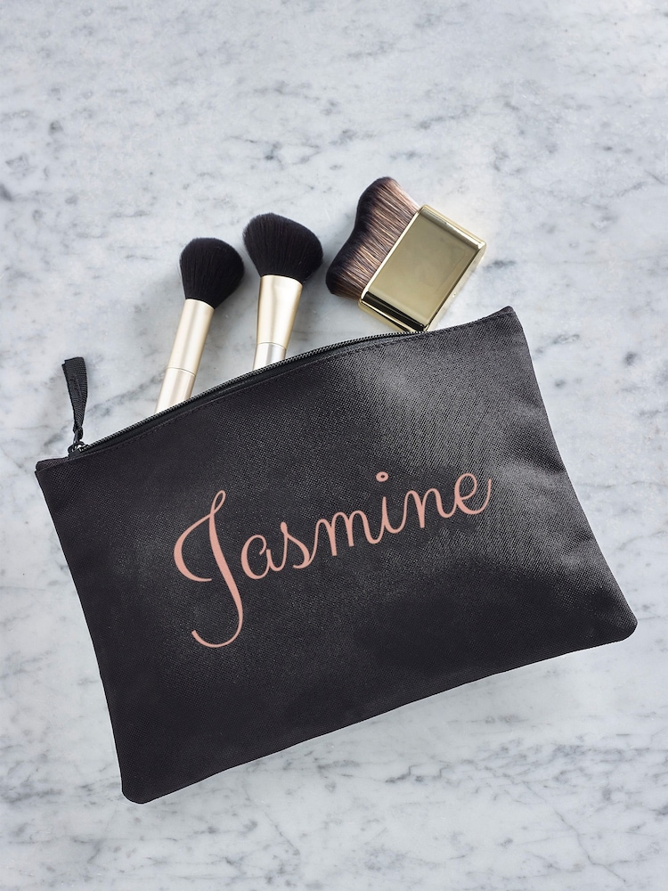 Personalised Name Black Grab-Pouch - Image 4 of 4
