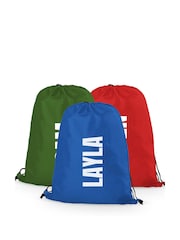 Personalised Full Name Sport Drawstring Bag - Image 2 of 4