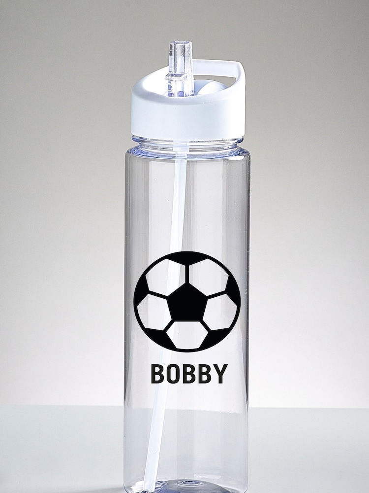 Loveabode Personalised Clear Football Bottle - Image 1 of 3