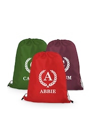 Personalised Initial Sport Drawstring Bag - Image 3 of 4