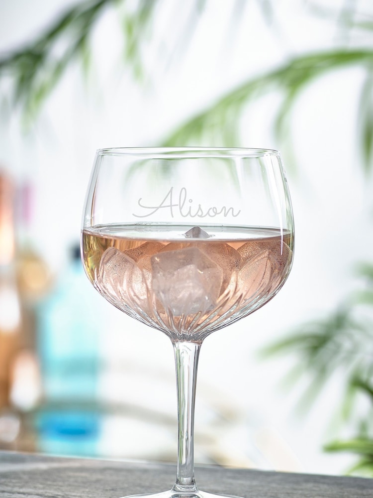 Personalised Large Gin Glass by Loveabode - Image 2 of 2