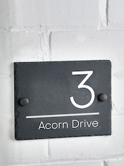 Personalised Rustic Slate House Sign by Loveabode - Image 3 of 4