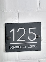 Personalised Rustic Slate House Sign by Loveabode - Image 4 of 4