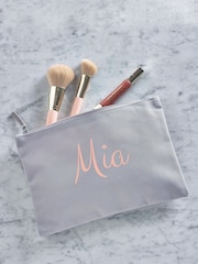 Personalised Name Grey Grab-Pouch - Image 2 of 4