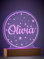 Personalised LED Name & Stars Light - Image 1 of 2