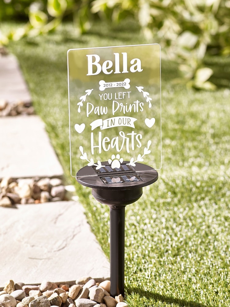 Personalised Solar Pet Memorial Garden Stake Light by Loveabode - Image 2 of 2