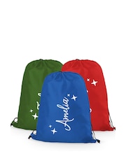 Personalised Name and Stars Sport Drawstring Bag - Image 2 of 4