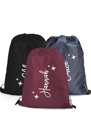 Personalised Name and Stars Sport Drawstring Bag - Image 3 of 4