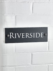 Personalised Rustic Slate House Sign by Loveabode - Image 1 of 4