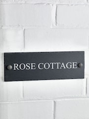 Personalised Rustic Slate House Sign by Loveabode - Image 2 of 4