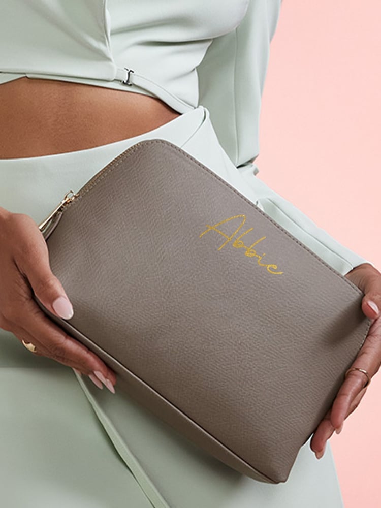 Personalised Large Script Name Boutique Make-Up Bag - Image 5 of 5