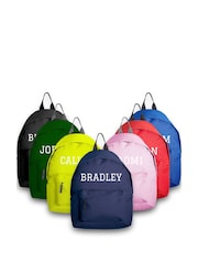 Personalised Full Name "or" Surname Rucksack Bag - Image 1 of 5