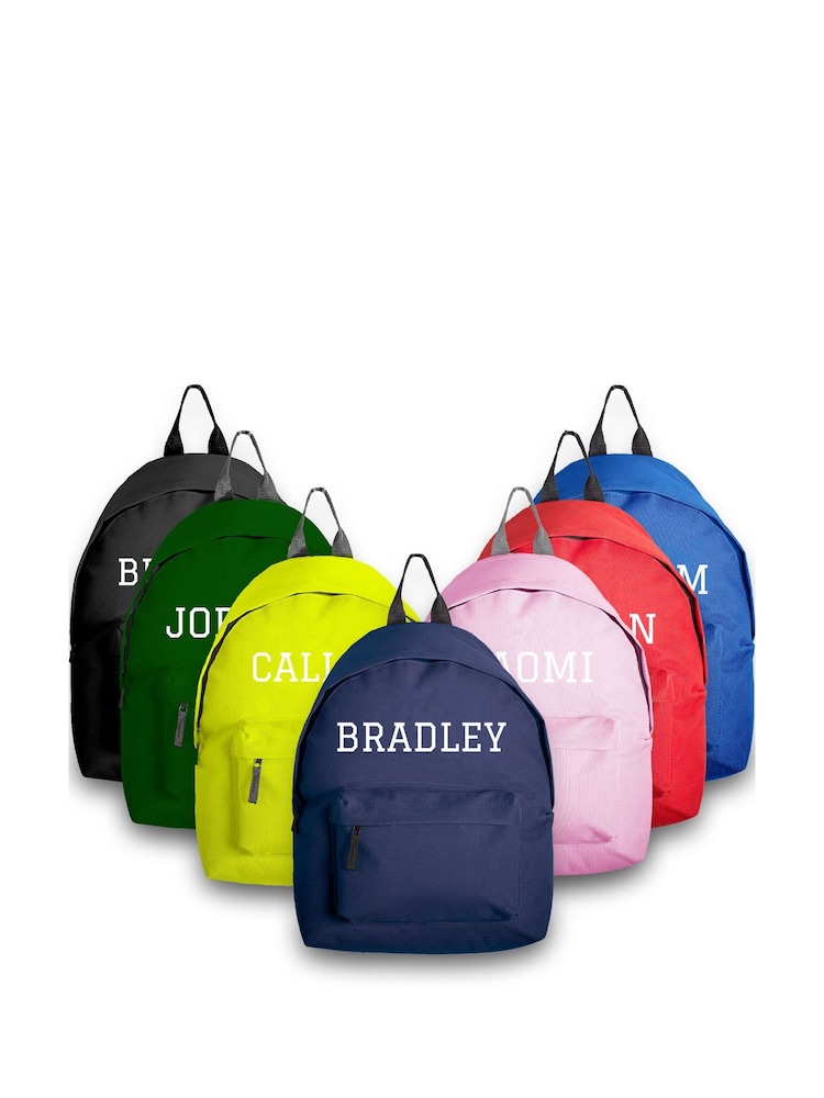 Personalised Full Name "or" Surname Rucksack Bag - Image 1 of 5