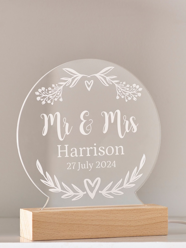 Personalised Wedding LED Light by Loveabode - Image 2 of 2