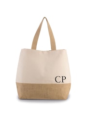 Personalised Natural Jute Bag - Image 1 of 4