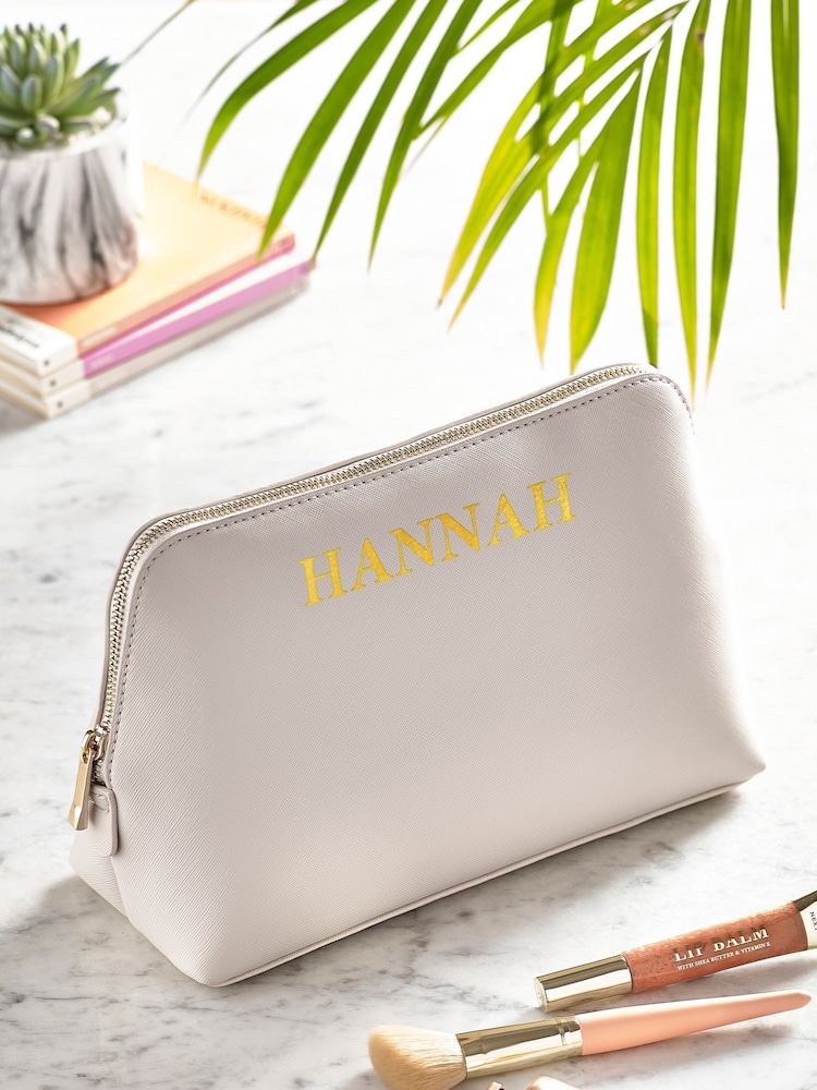 Personalised Large Blocked Name Boutique Make-Up Bag - Image 2 of 5
