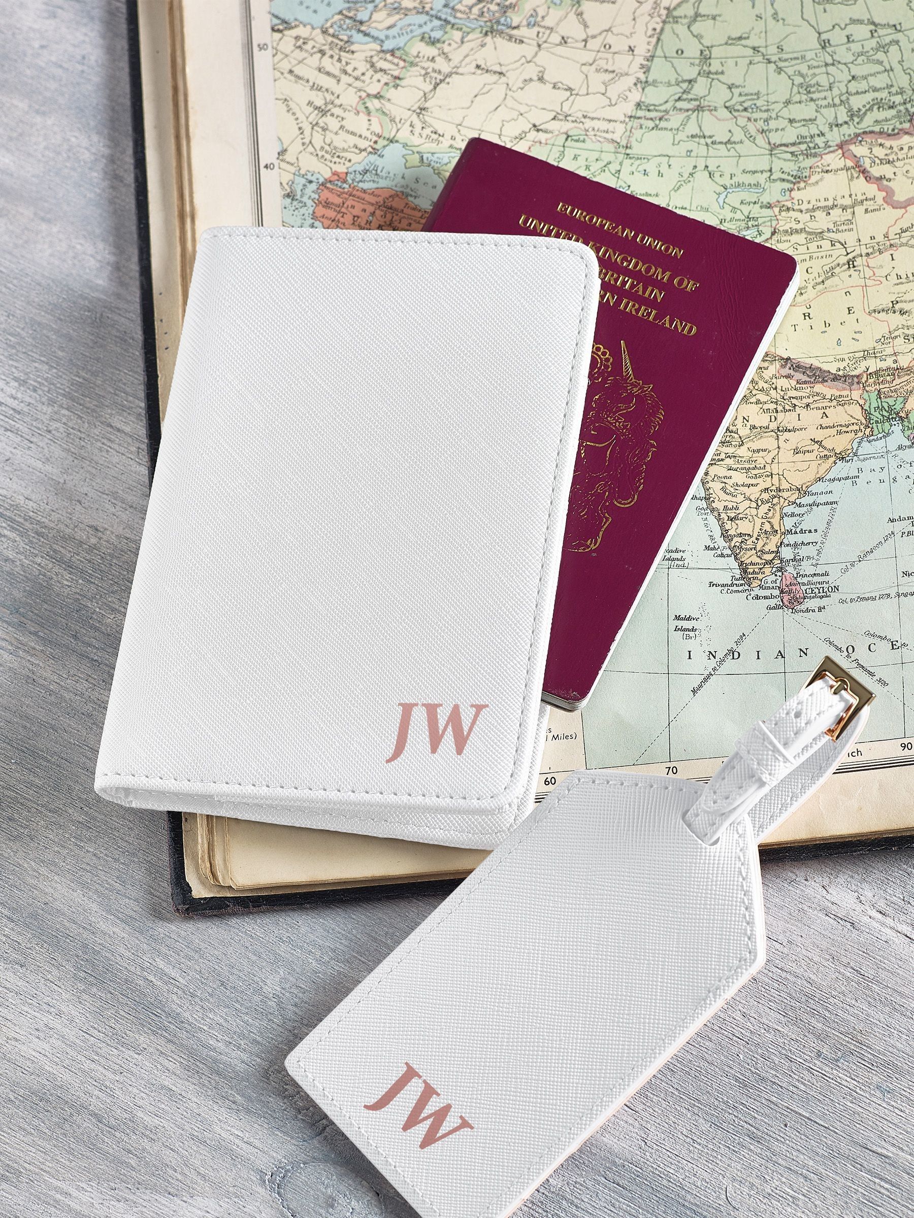 Buy Loveabode Natural Personalised Passport Cover And Luggage Tag from the Next UK online shop