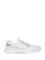 Skechers White Go Walk 7 Hailey Trainers - Image 1 of 5