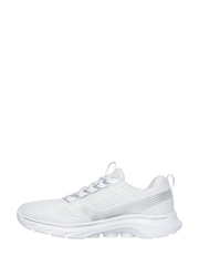 Skechers White Go Walk 7 Hailey Trainers - Image 2 of 5