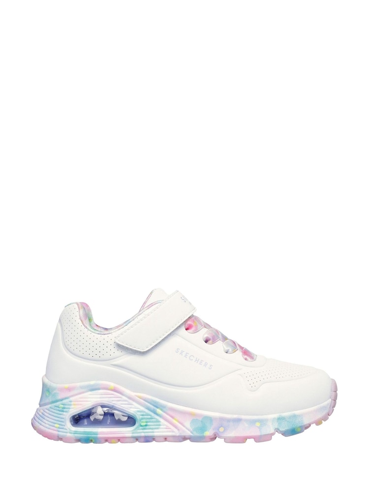 Skechers Multi Girls Uno Lite Easy Zip Trainers - Image 1 of 2