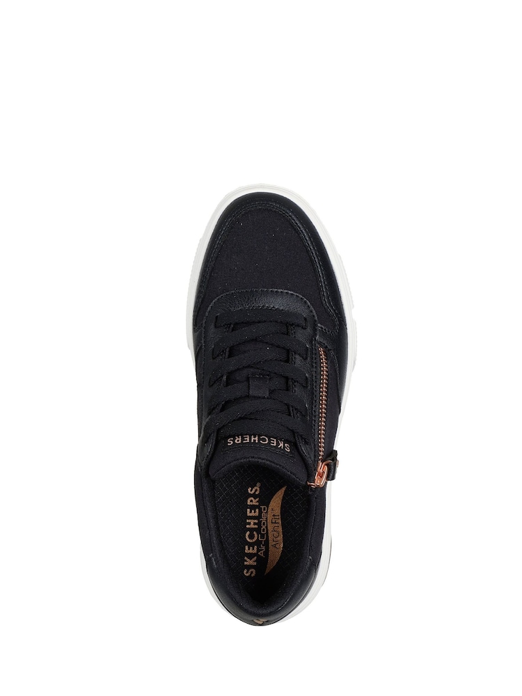 Skechers Black Arch Fit Arcade Trainers - Image 3 of 3