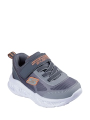 Skechers Grey Meteor Lights Krendox Trainers - Image 2 of 3