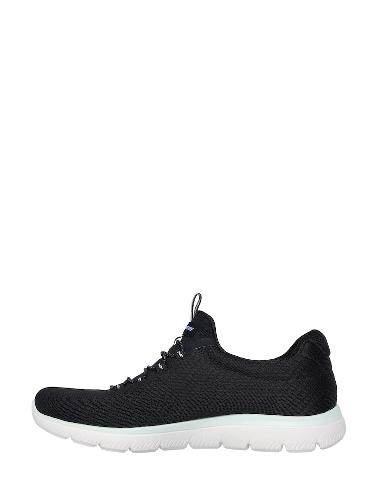 Skechers Black Womens Summits Trainers - Image 2 of 5