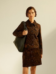 Monsoon Black Pip Braided Faux Leather Hobo Bag - Image 1 of 7