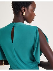 Monsoon Deb Drape Jersey Top - Изображение 4 из 5