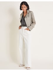 Monsoon Grey Wilde Woven Sleeveless Top - Image 5 of 6
