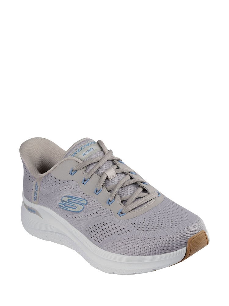 Skechers Grey Arch Fit 2.0 Trainers - Image 2 of 3