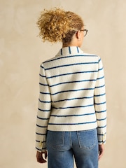 Куртка из букле в полоску Joules Hampton - Image 4 of 6