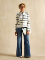 Куртка из букле в полоску Joules Hampton - Image 5 of 6