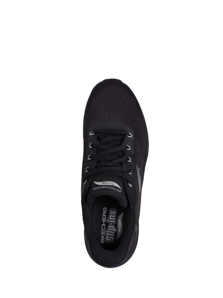 Skechers Black Arch Fit 2.0 Trainers - Image 2 of 5