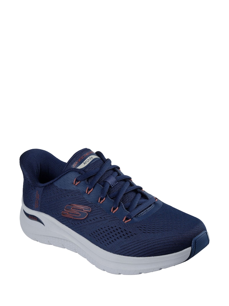 Bleu clair - Skechers Arch Fit 2.0 Trainers - Image 3 of 5