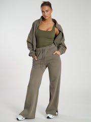 South Beach Green Wide Leg Joggers - Image 1 of 6