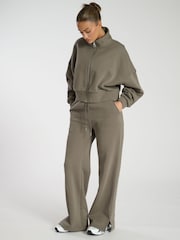 South Beach Green Wide Leg Joggers - Image 3 of 6