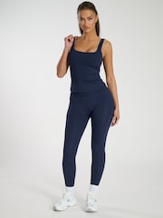 South Beach Blue High Waist Leggings - Image 4 of 5